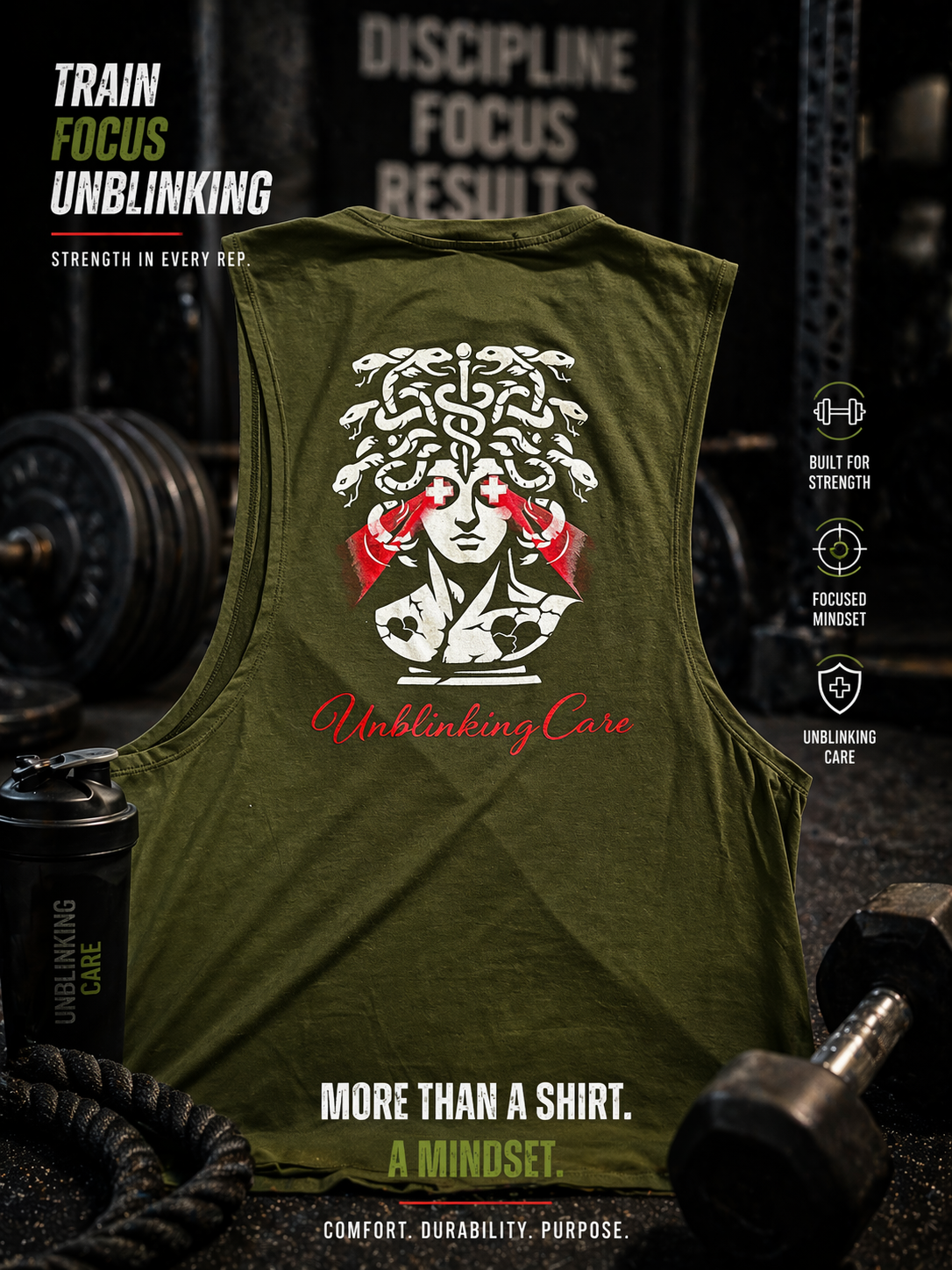 Unblinking Care - green